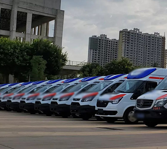 红安县服务车队展示